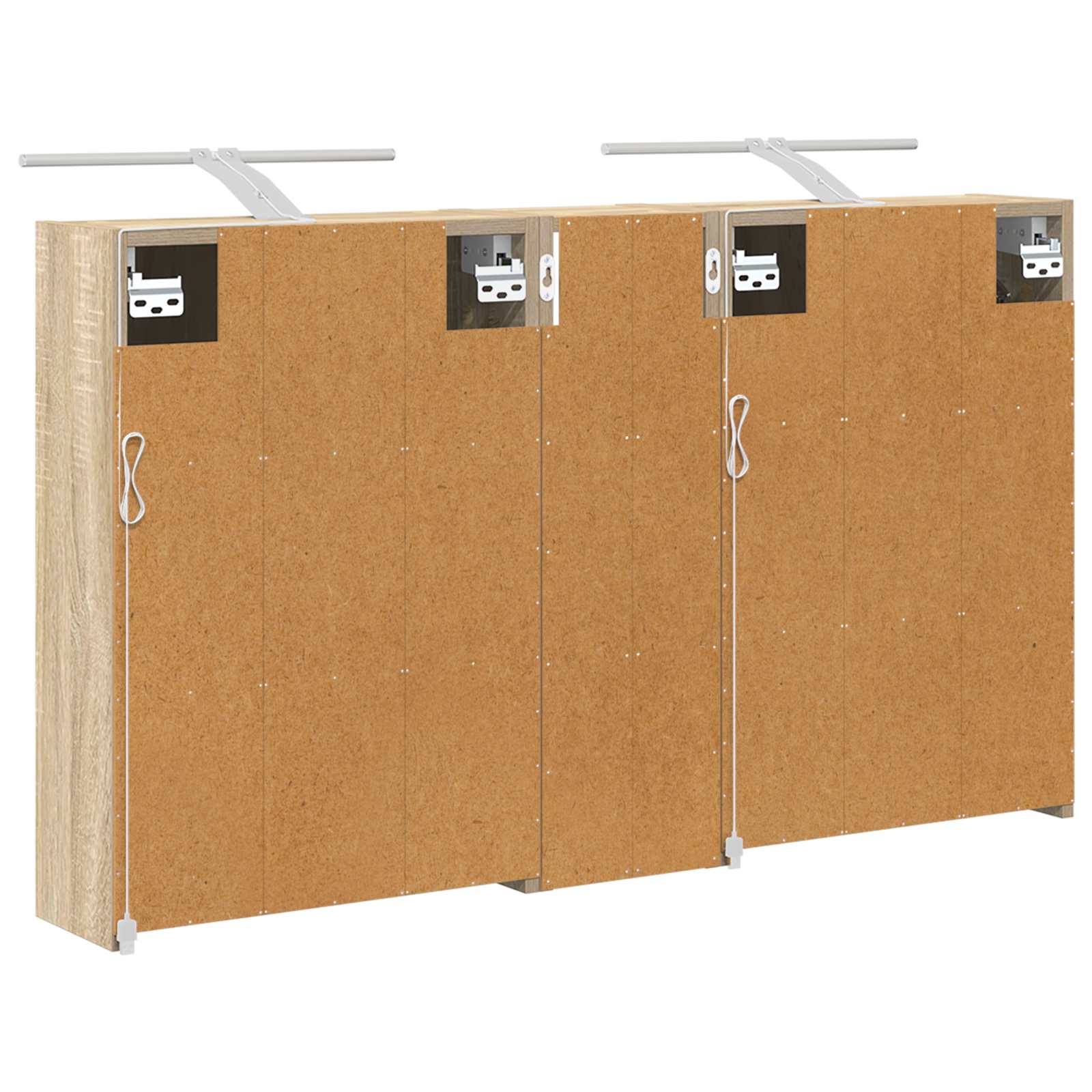 Sada koupelnových skříněk 3 pcs 106 x 16 x 62,5 cm - obrázek 9