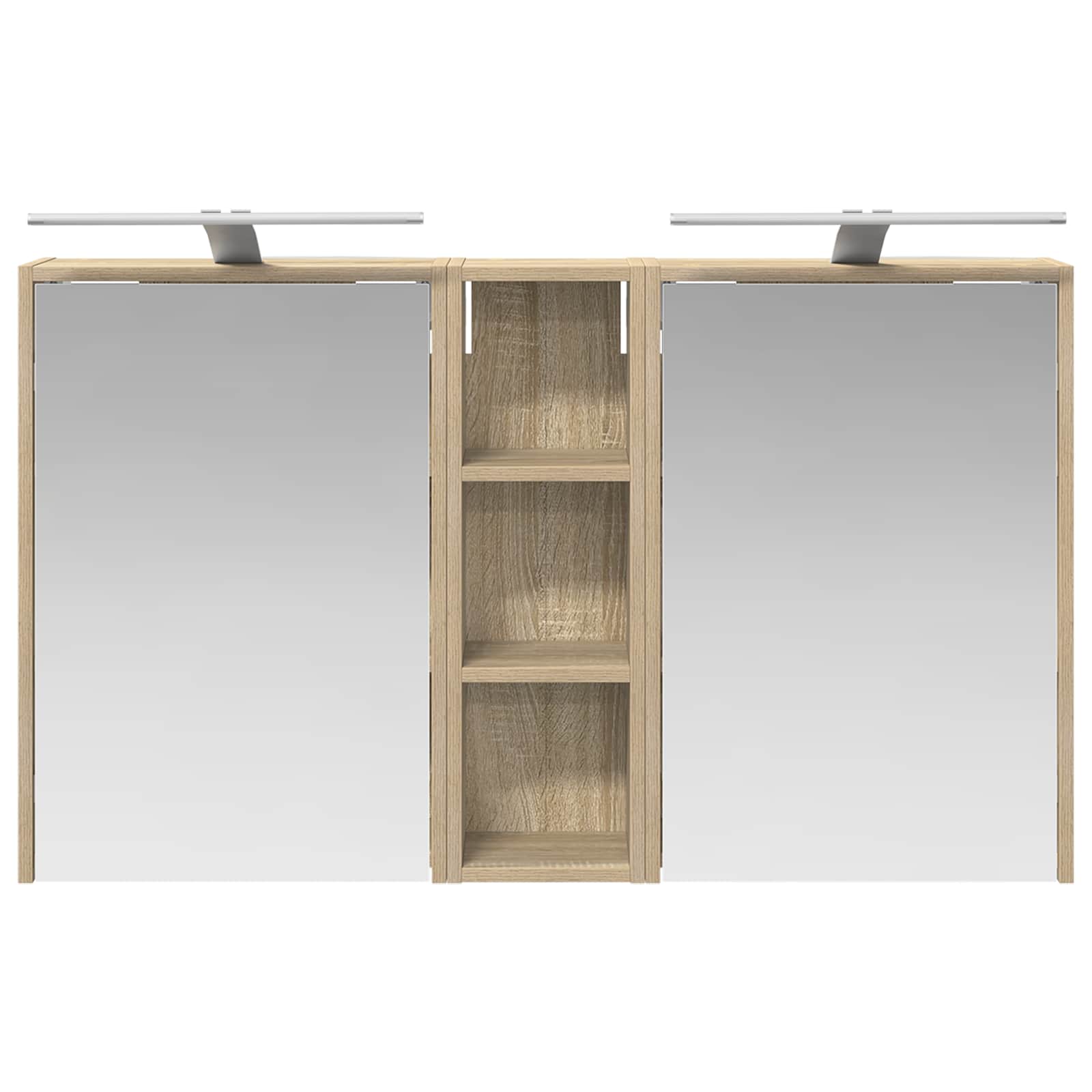 Sada koupelnových skříněk 3 pcs 106 x 16 x 62,5 cm - obrázek 6