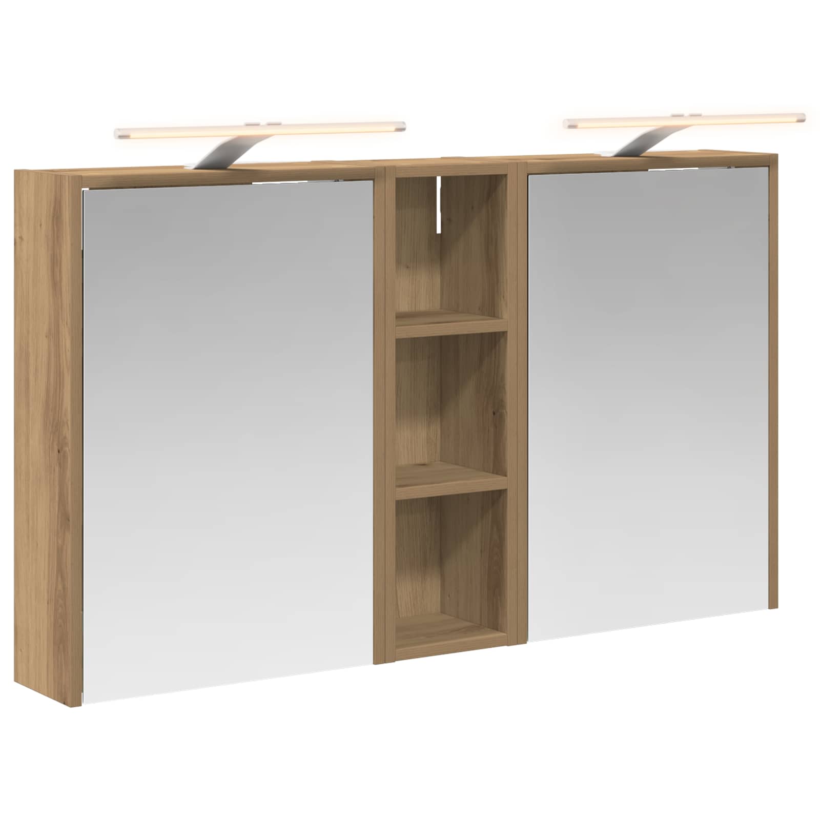 Sada koupelnových skříněk 3 pcs 106 x 16 x 62,5 cm - obrázek 2
