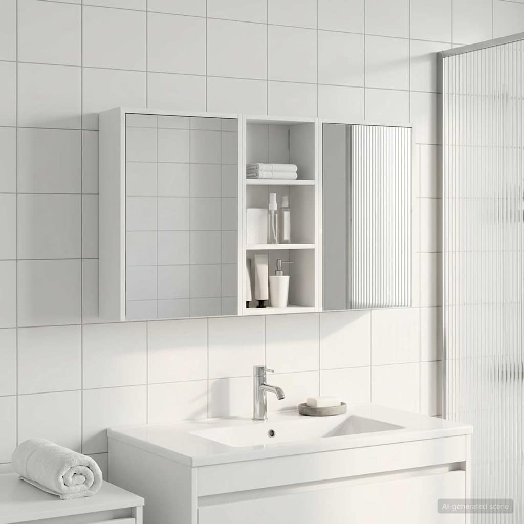 Sada koupelnových skříněk 3 pcs 116 x 16 x 62,5 cm - obrázek 4