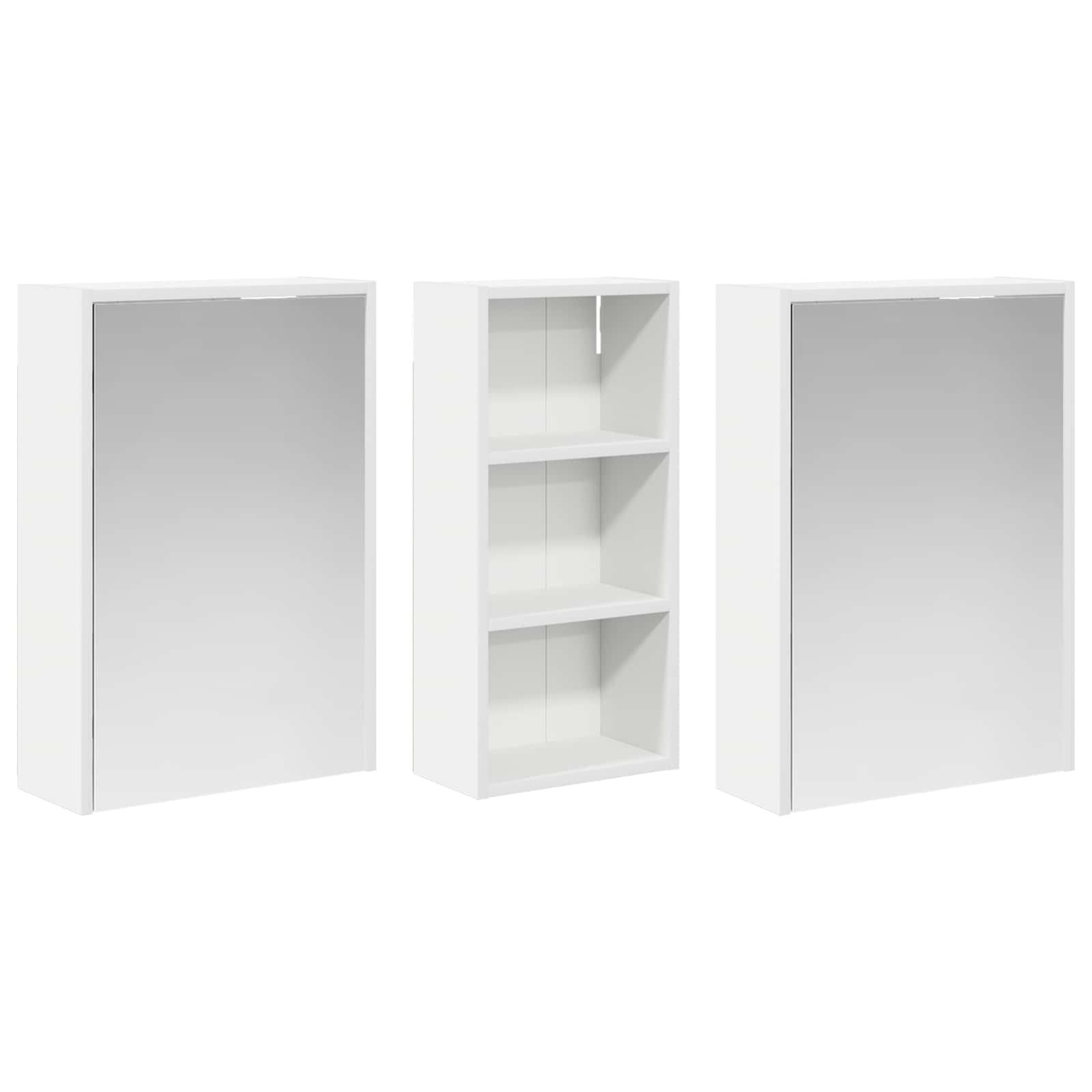 Sada koupelnových skříněk 3 pcs 116 x 16 x 62,5 cm - obrázek 5