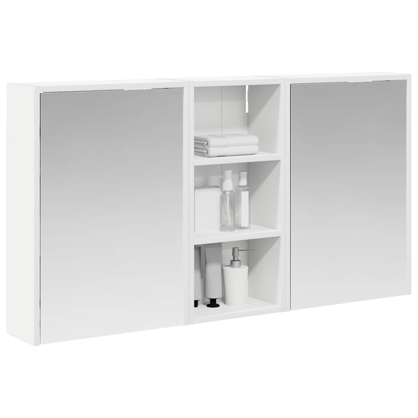 Sada koupelnových skříněk 3 pcs 116 x 16 x 62,5 cm - obrázek 3