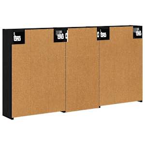 Sada koupelnových skříněk 3 pcs 116 x 16 x 62,5 cm - obrázek 9