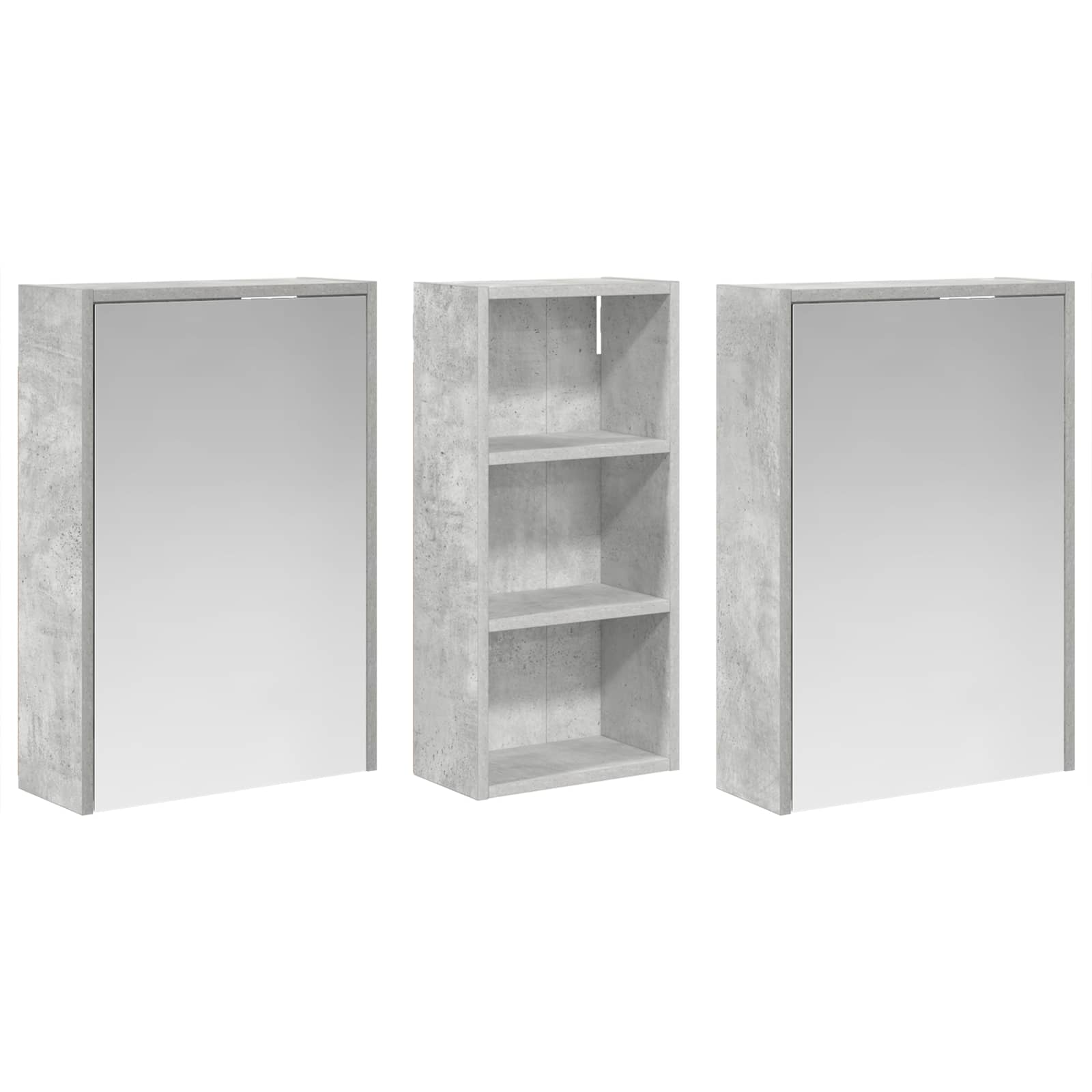 Sada koupelnových skříněk 3 pcs 116 x 16 x 62,5 cm - obrázek 5