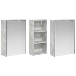 Sada koupelnových skříněk 3 pcs 116 x 16 x 62,5 cm - obrázek 5