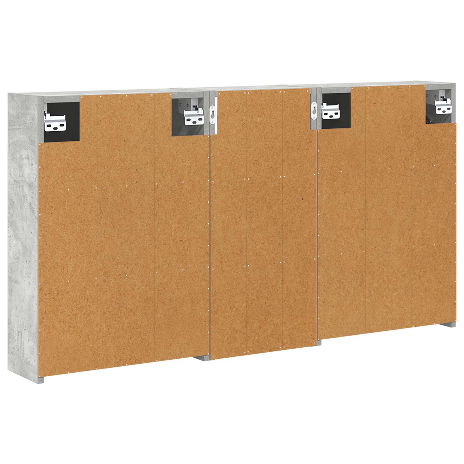 Sada koupelnových skříněk 3 pcs 116 x 16 x 62,5 cm - obrázek 9