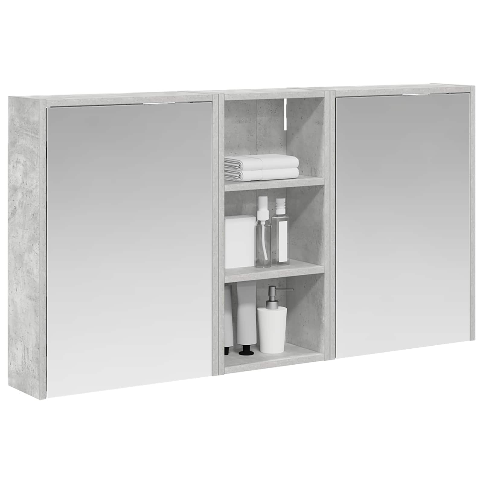 Sada koupelnových skříněk 3 pcs 116 x 16 x 62,5 cm - obrázek 3