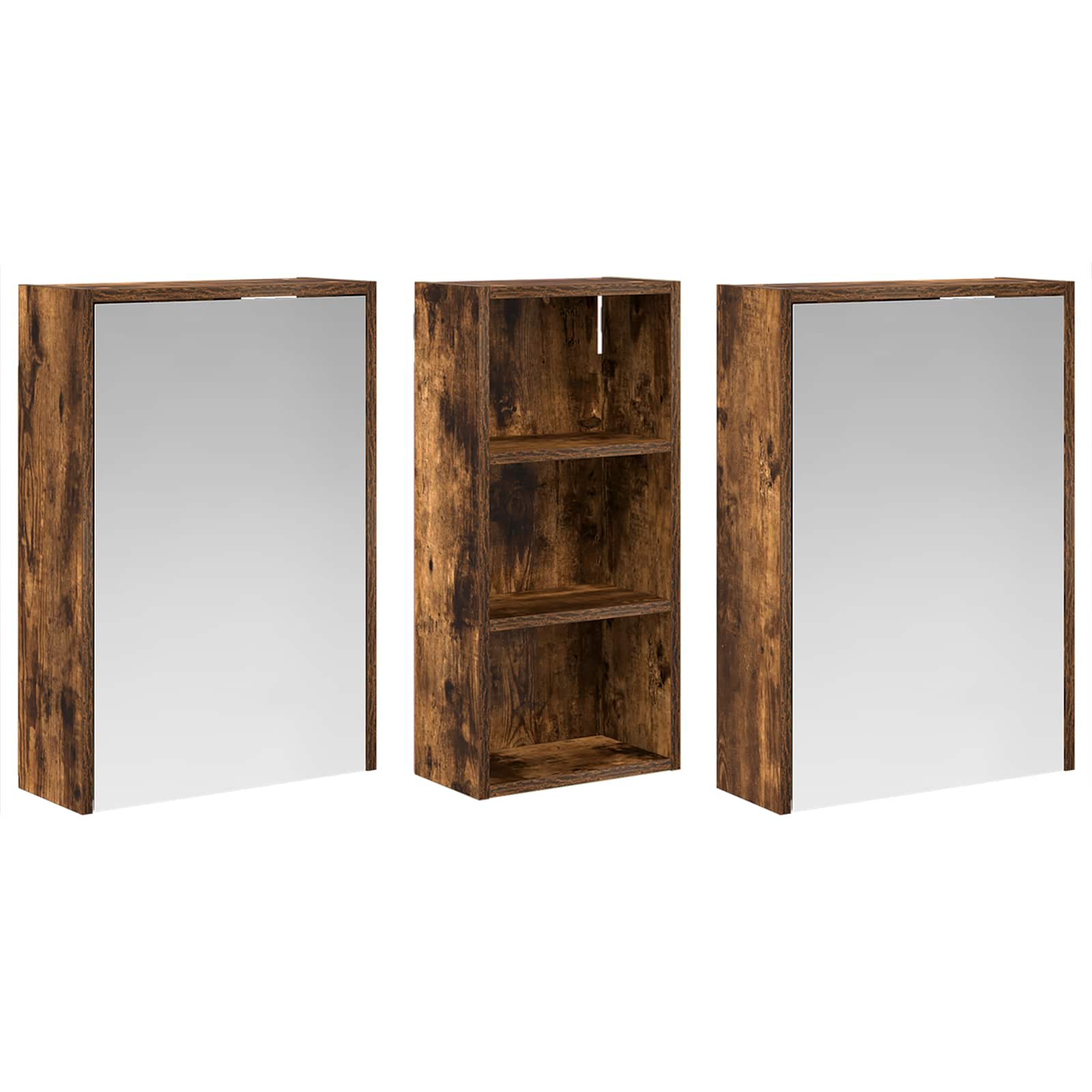 Sada koupelnových skříněk 3 pcs 116 x 16 x 62,5 cm - obrázek 5