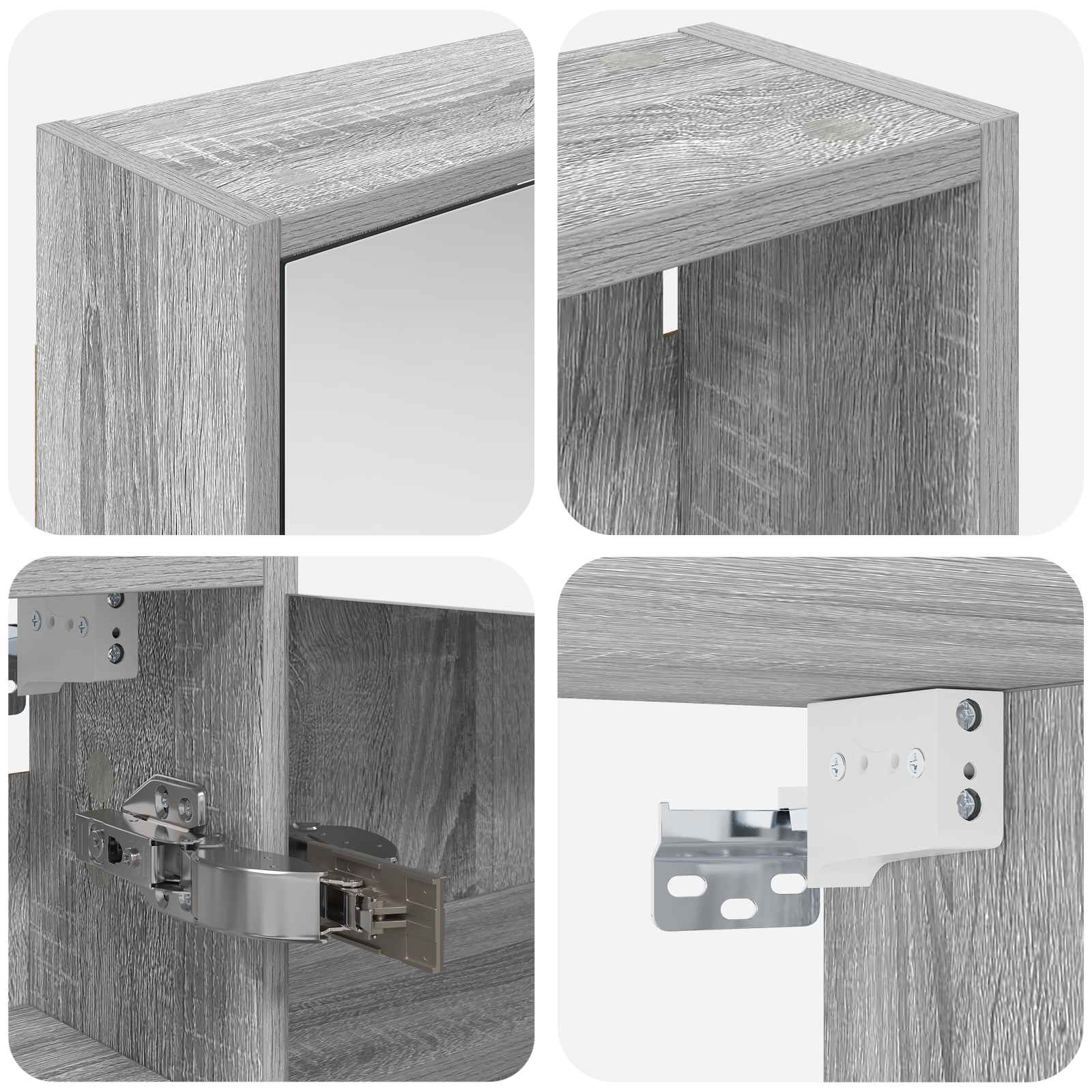 Sada koupelnových skříněk 3 pcs 116 x 16 x 62,5 cm - obrázek 10