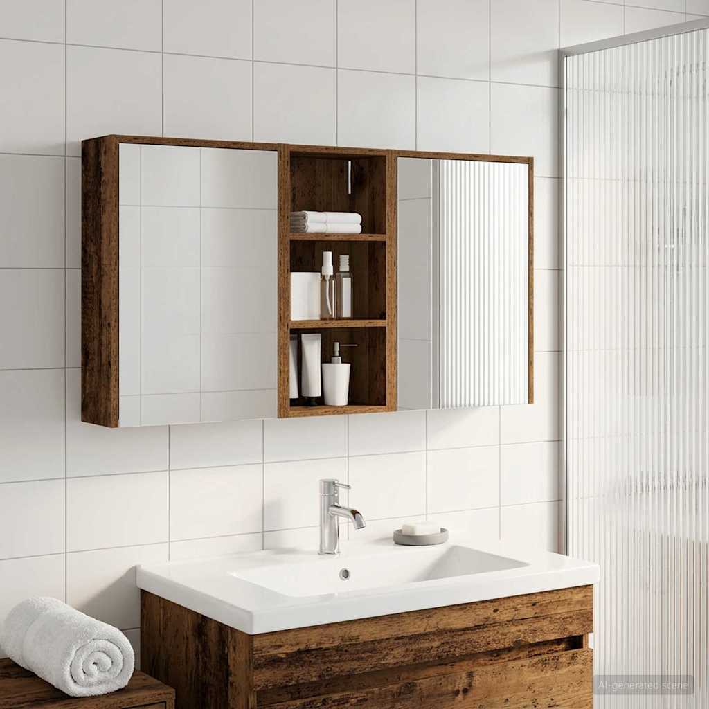 Sada koupelnových skříněk 3 pcs 116 x 16 x 62,5 cm