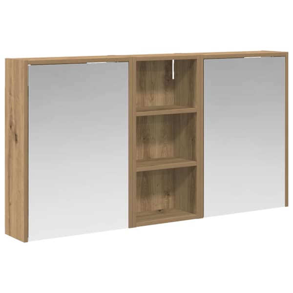 vidaXL Vannitoa kapikomplekt 3 tk 116 x 16 x 62,5 cm Tehispuit
