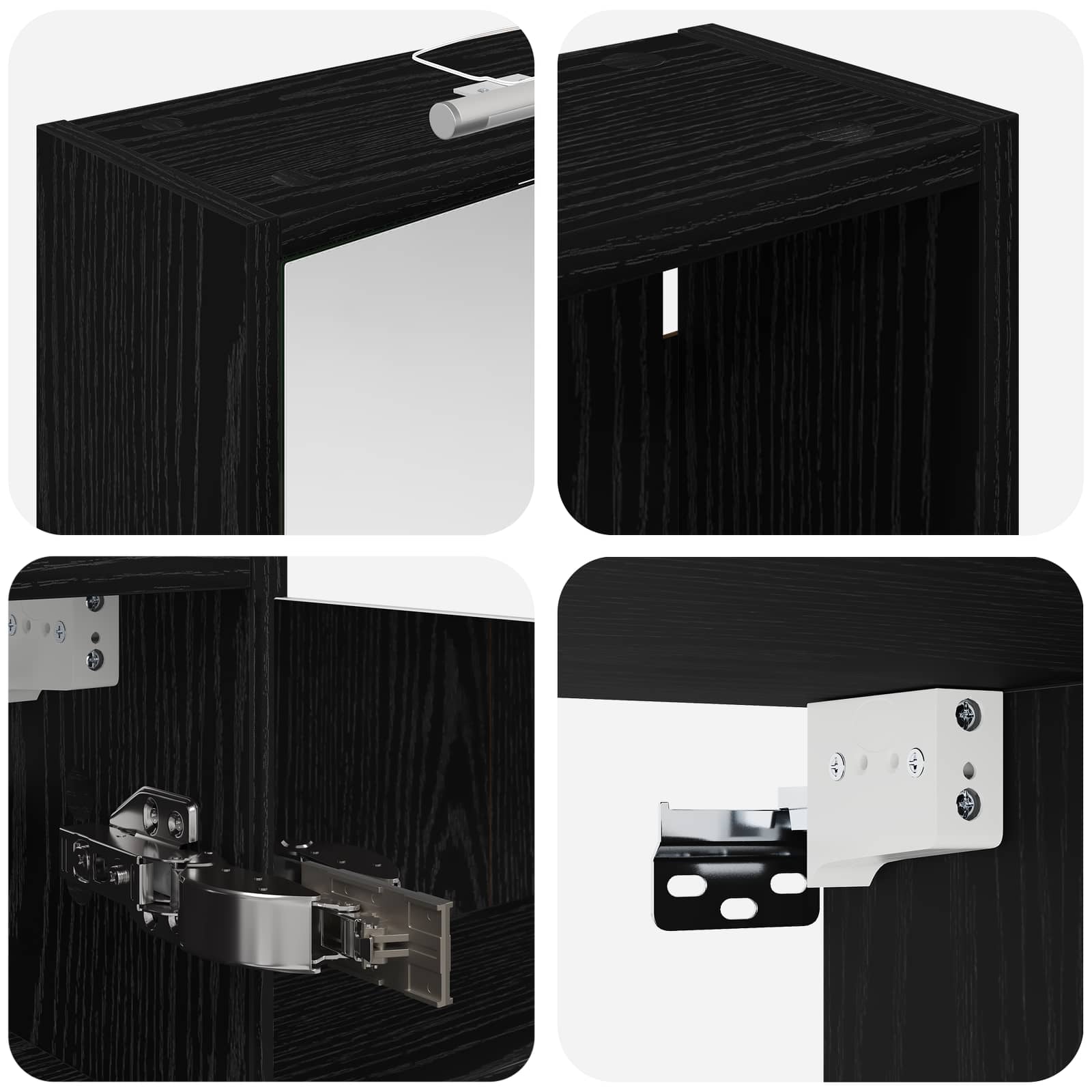 Sada koupelnových skříněk 3 pcs 116 x 16 x 62,5 cm - obrázek 10