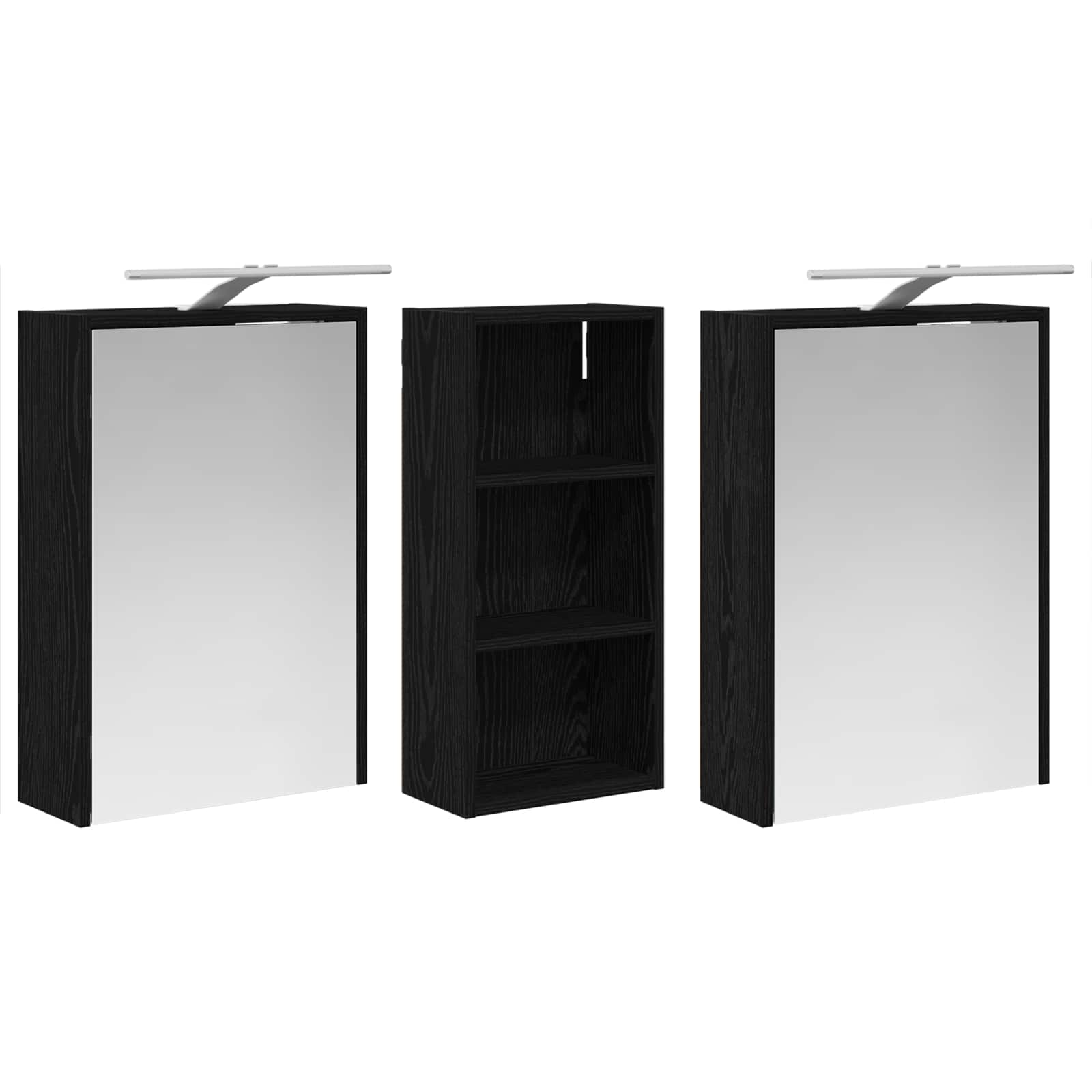 Sada koupelnových skříněk 3 pcs 116 x 16 x 62,5 cm - obrázek 5