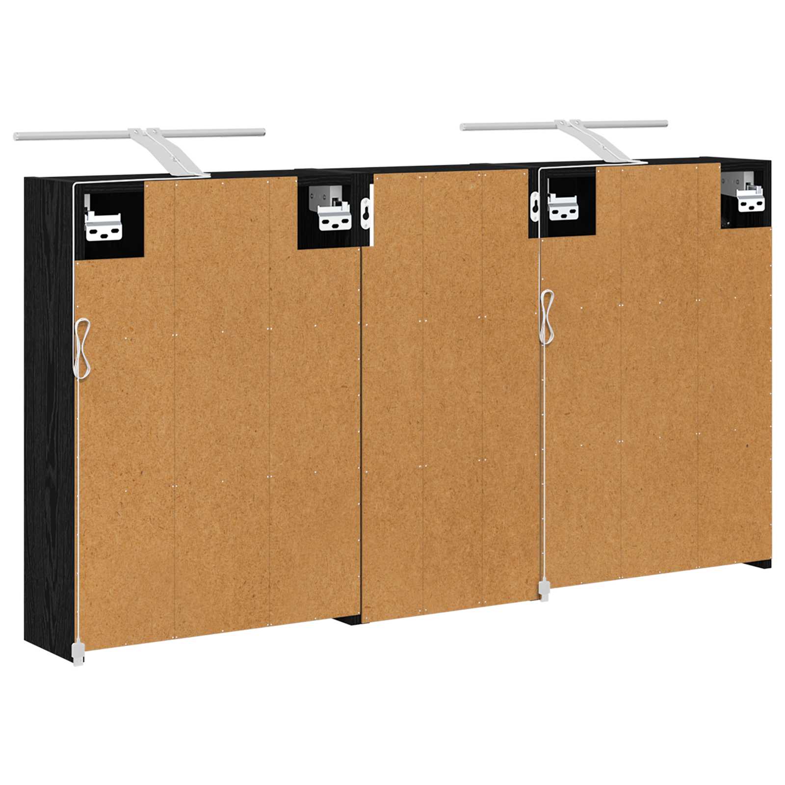 Sada koupelnových skříněk 3 pcs 116 x 16 x 62,5 cm - obrázek 9