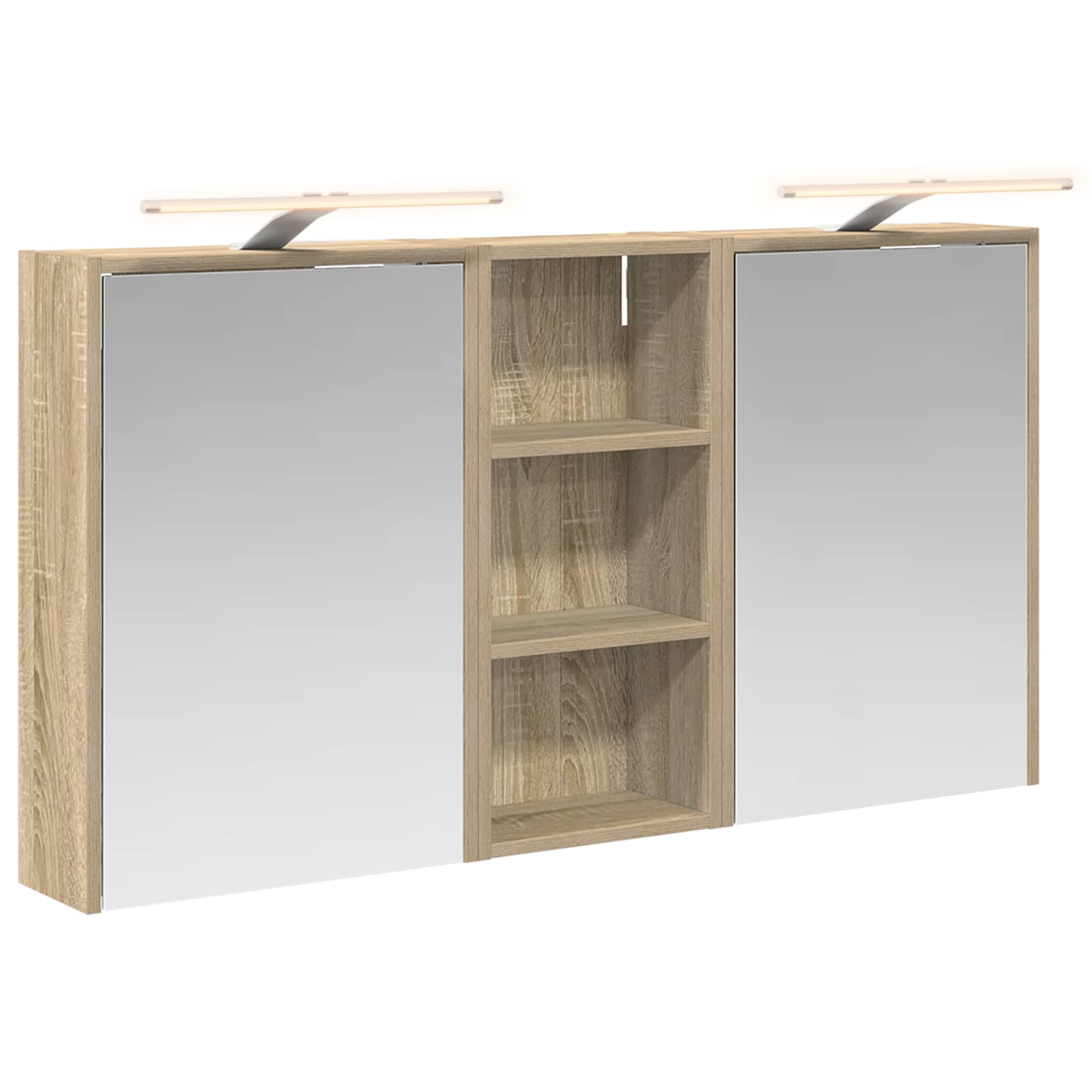 Sada koupelnových skříněk 3 pcs 116 x 16 x 62,5 cm - obrázek 2
