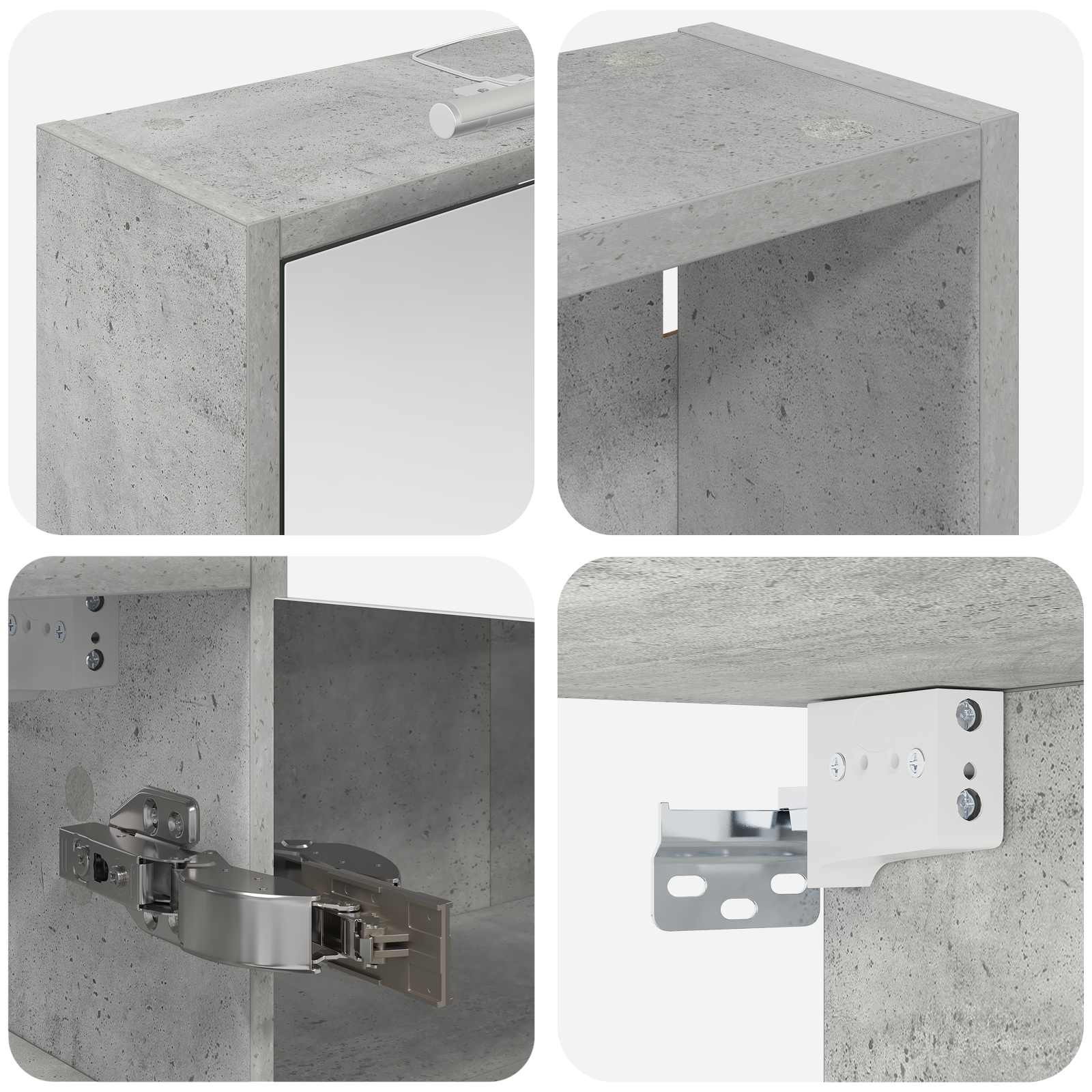 Sada koupelnových skříněk 3 pcs 116 x 16 x 62,5 cm - obrázek 10
