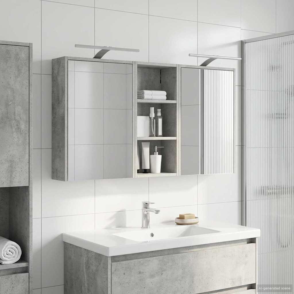 Sada koupelnových skříněk 3 pcs 116 x 16 x 62,5 cm - obrázek 4