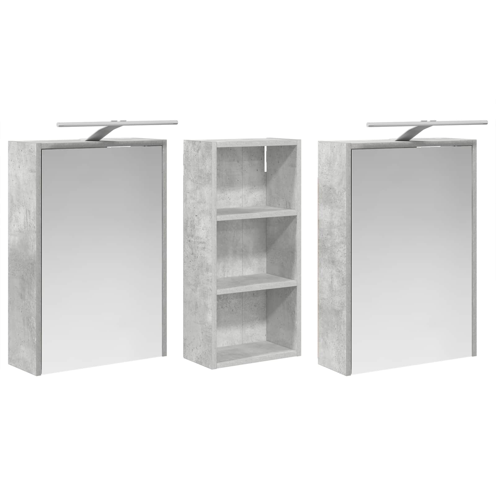 Sada koupelnových skříněk 3 pcs 116 x 16 x 62,5 cm - obrázek 5