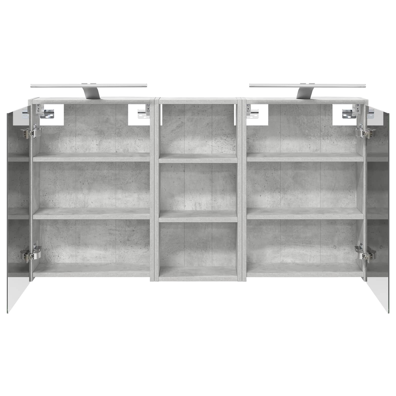 Sada koupelnových skříněk 3 pcs 116 x 16 x 62,5 cm - obrázek 7