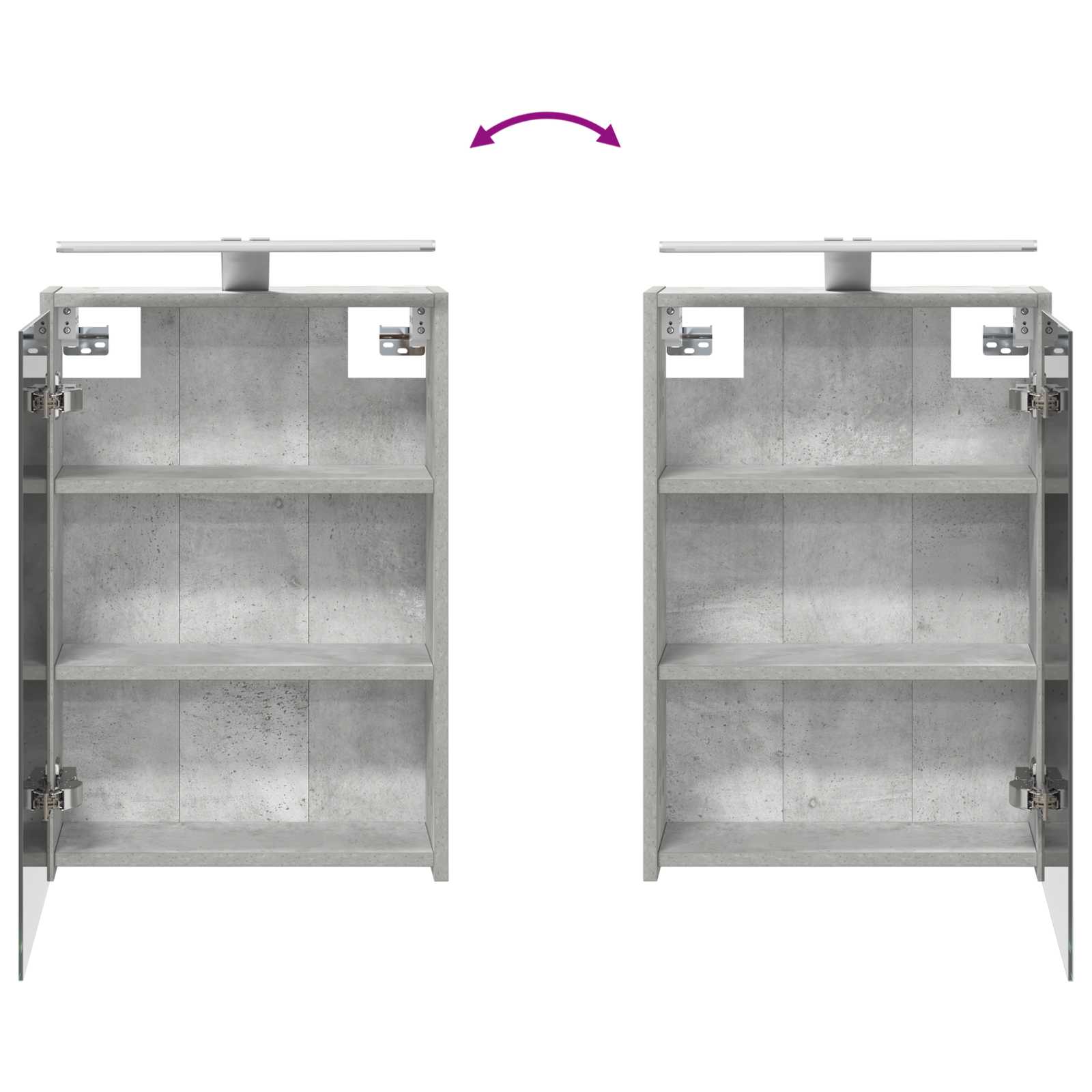 Sada koupelnových skříněk 3 pcs 116 x 16 x 62,5 cm - obrázek 12