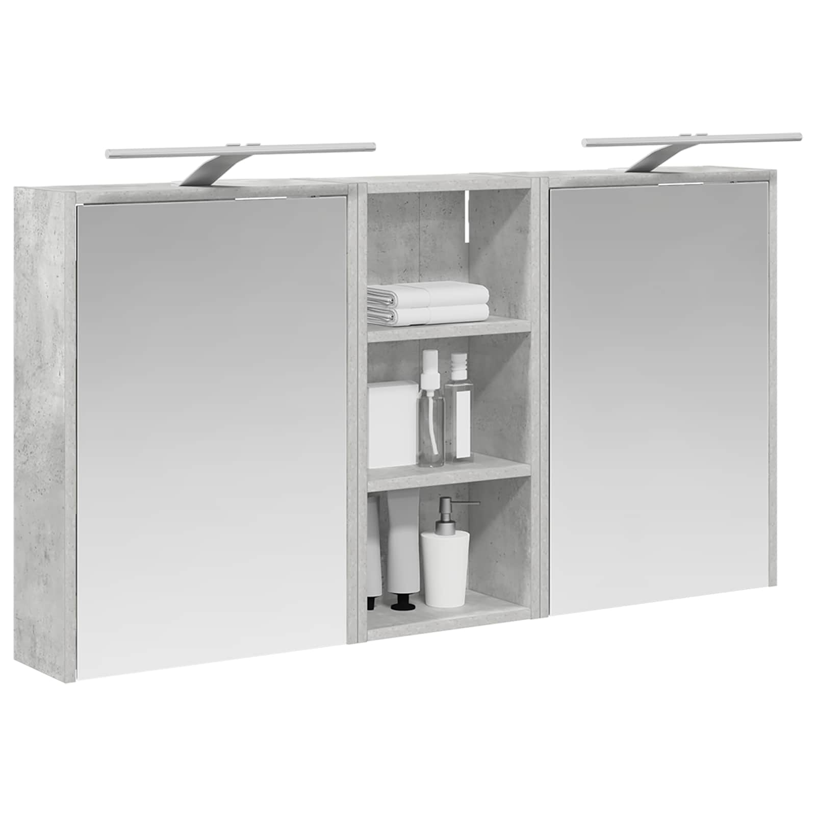 Sada koupelnových skříněk 3 pcs 116 x 16 x 62,5 cm - obrázek 3