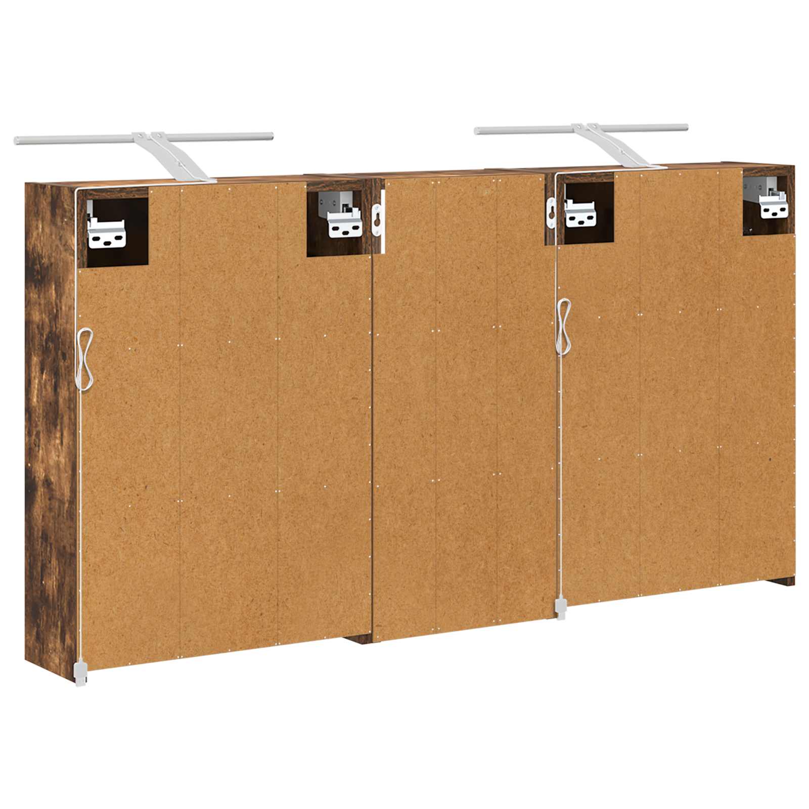 Sada koupelnových skříněk 3 pcs 116 x 16 x 62,5 cm - obrázek 9
