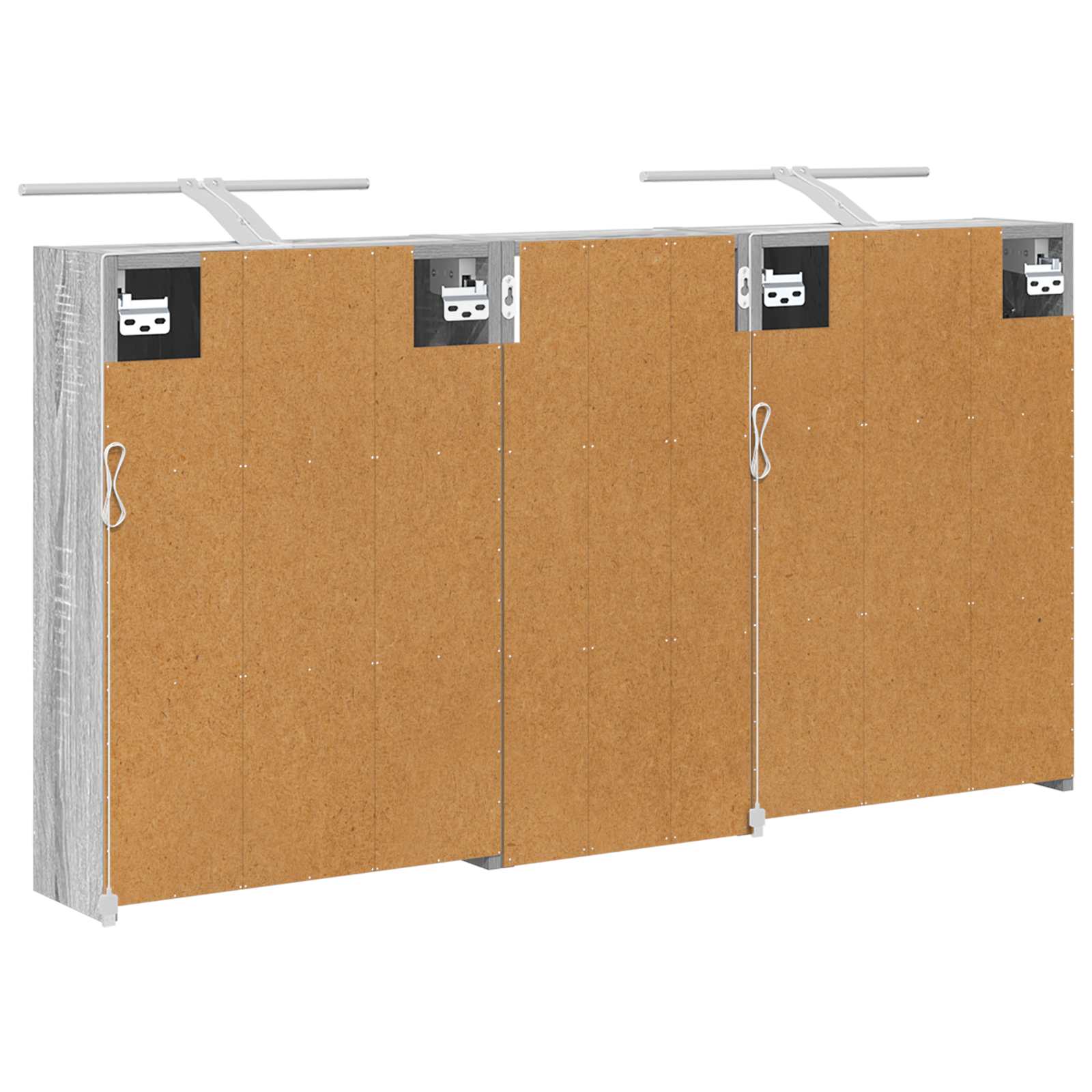 Sada koupelnových skříněk 3 pcs 116 x 16 x 62,5 cm - obrázek 9