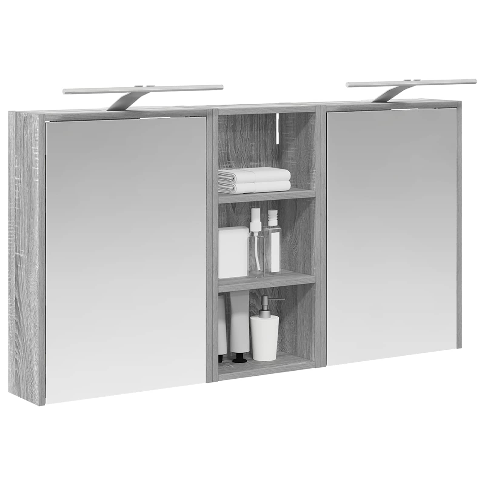 Sada koupelnových skříněk 3 pcs 116 x 16 x 62,5 cm - obrázek 3