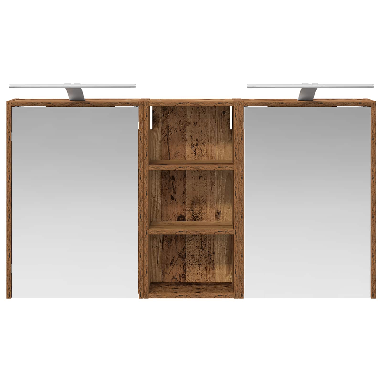 Sada koupelnových skříněk 3 pcs 116 x 16 x 62,5 cm - obrázek 6