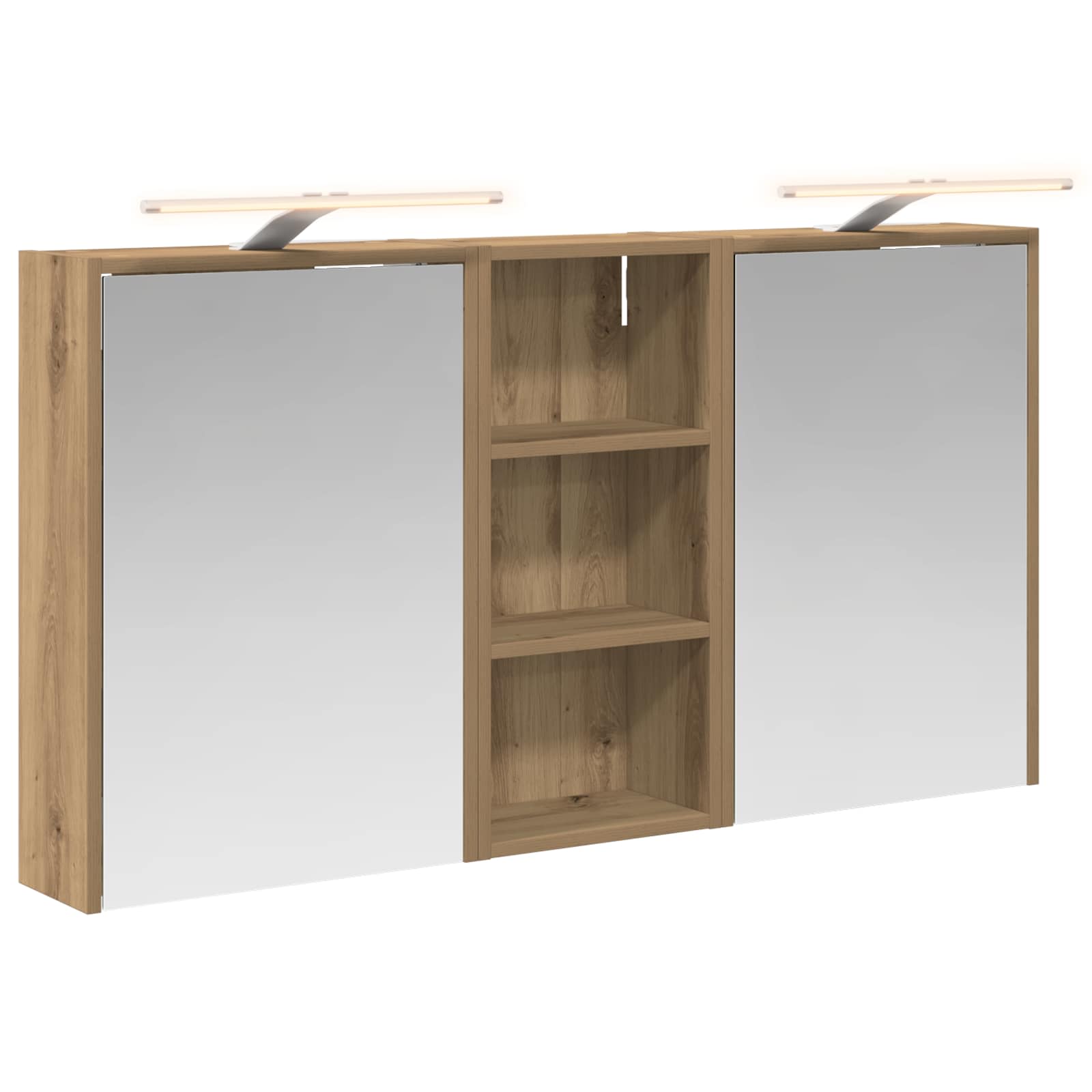 Sada koupelnových skříněk 3 pcs 116 x 16 x 62,5 cm - obrázek 2