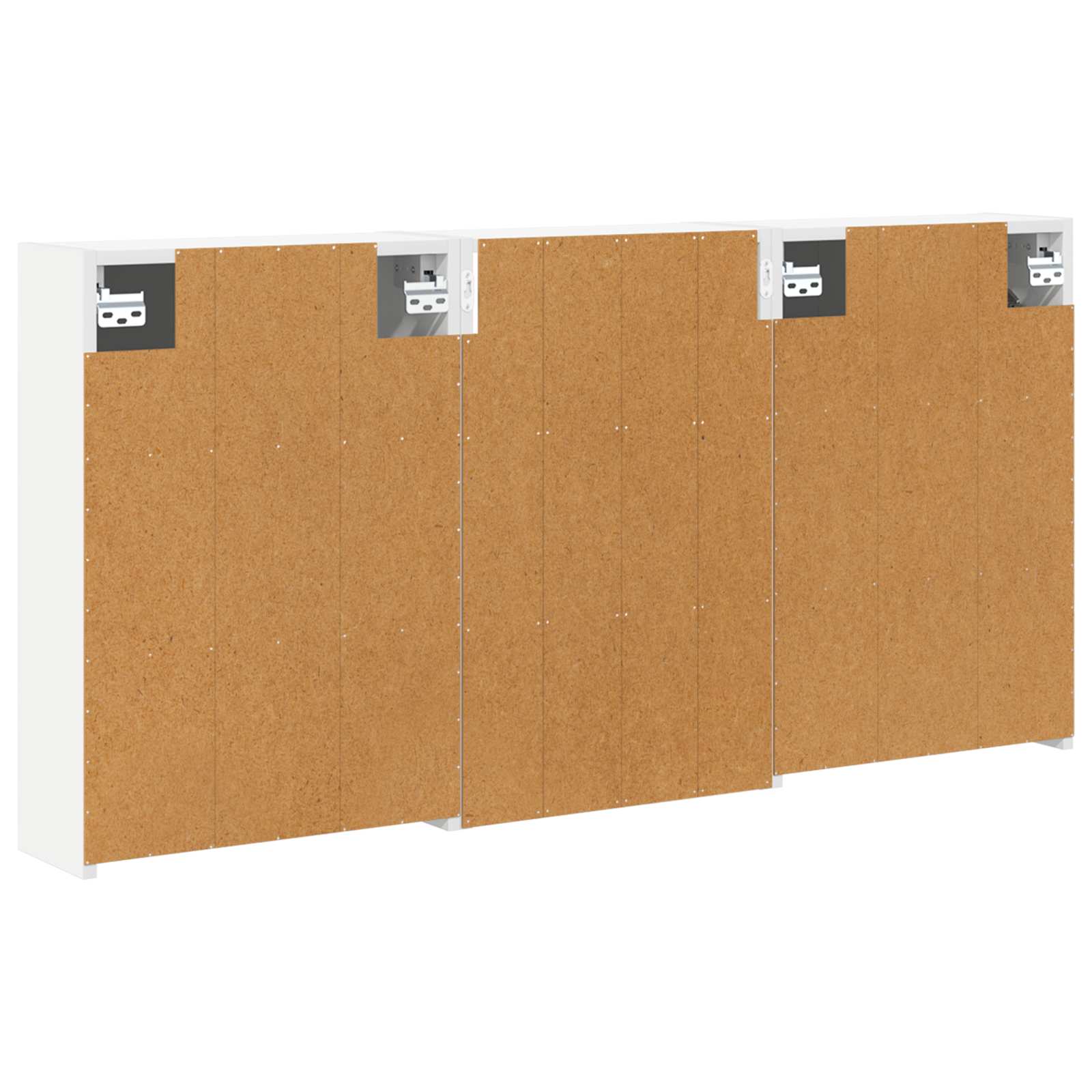 Sada koupelnových skříněk s policí 3 pcs 126 x 16 x 62,5 cm - obrázek 9