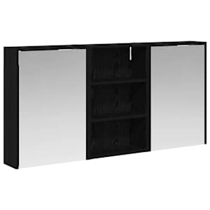 Sada koupelnových skříněk s policí 3 pcs 126 x 16 x 62,5 cm - obrázek 2