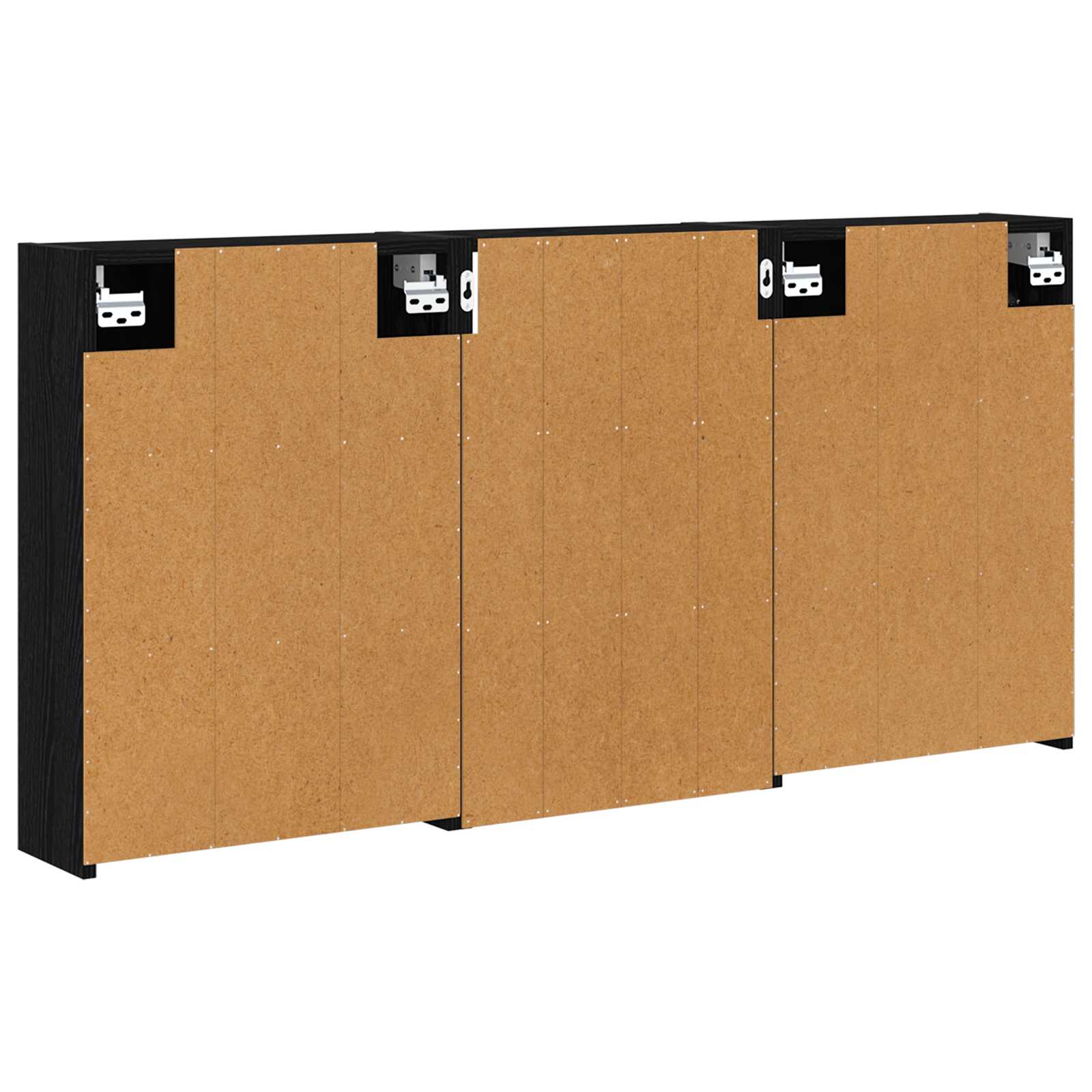 Sada koupelnových skříněk s policí 3 pcs 126 x 16 x 62,5 cm - obrázek 9