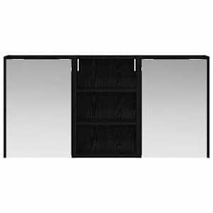 Sada koupelnových skříněk s policí 3 pcs 126 x 16 x 62,5 cm - obrázek 6