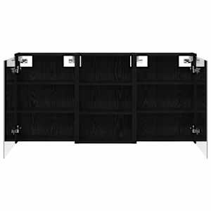 Sada koupelnových skříněk s policí 3 pcs 126 x 16 x 62,5 cm - obrázek 7
