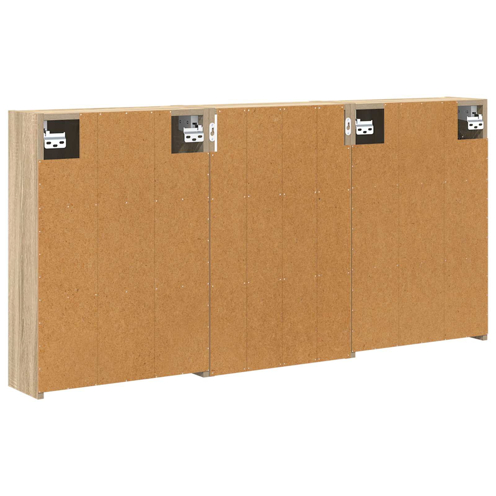 Sada koupelnových skříněk s policí 3 pcs 126 x 16 x 62,5 cm - obrázek 9