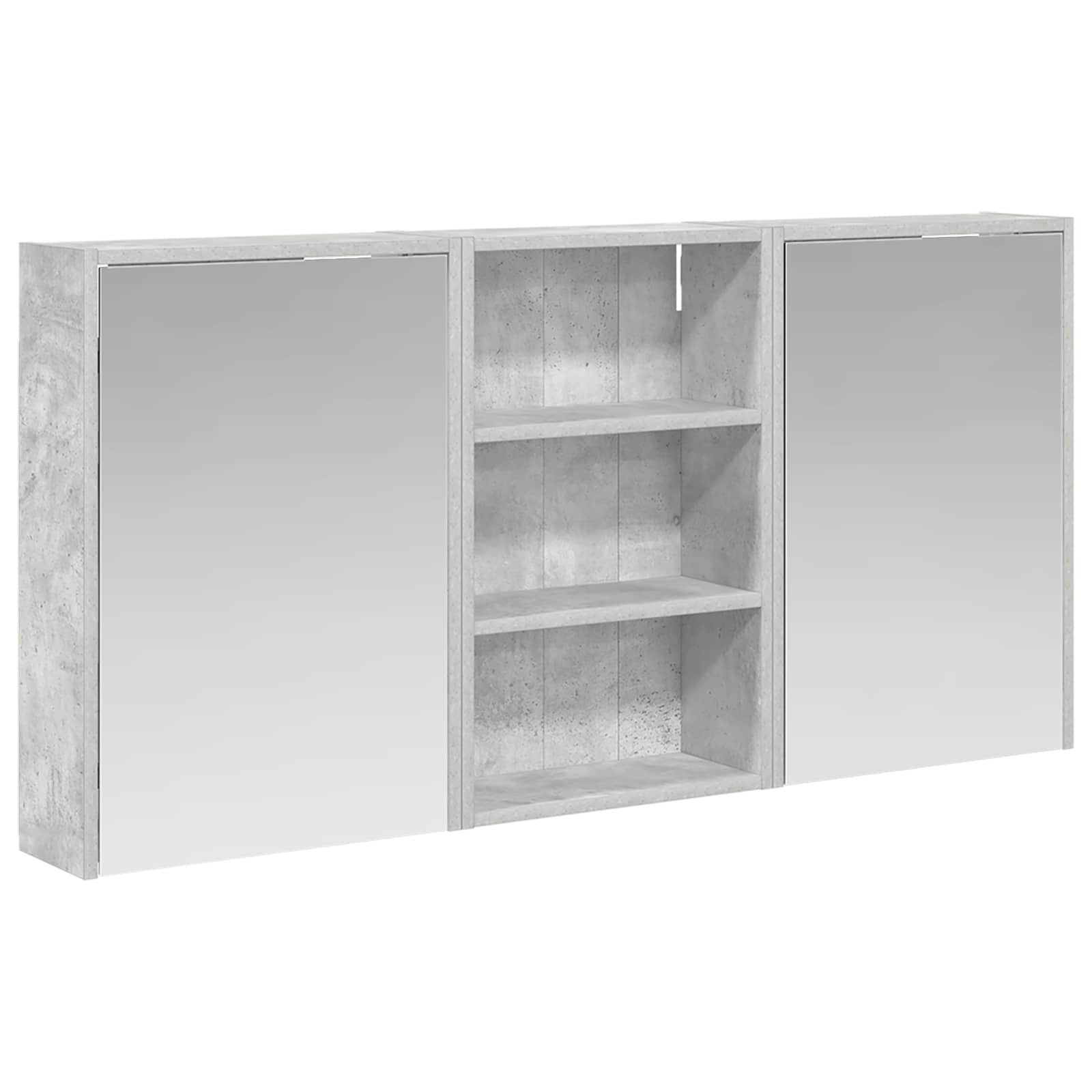 Sada koupelnových skříněk s policí 3 pcs 126 x 16 x 62,5 cm - obrázek 2