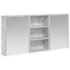 vidaXL Vannitoa kapikomplekt 3 tk 126 x 16 x 62.5 cm Tehispuit