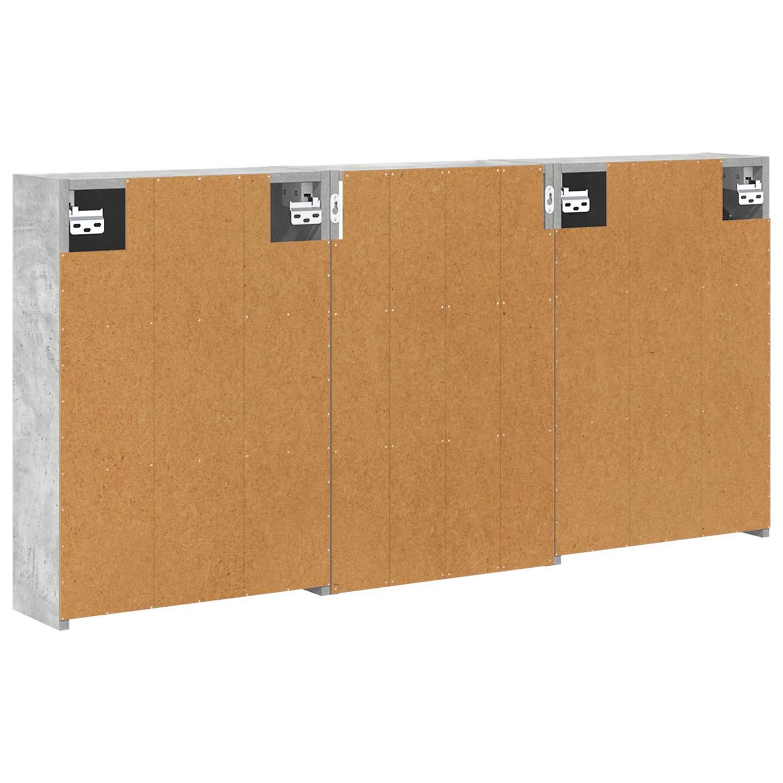 Sada koupelnových skříněk s policí 3 pcs 126 x 16 x 62,5 cm - obrázek 9
