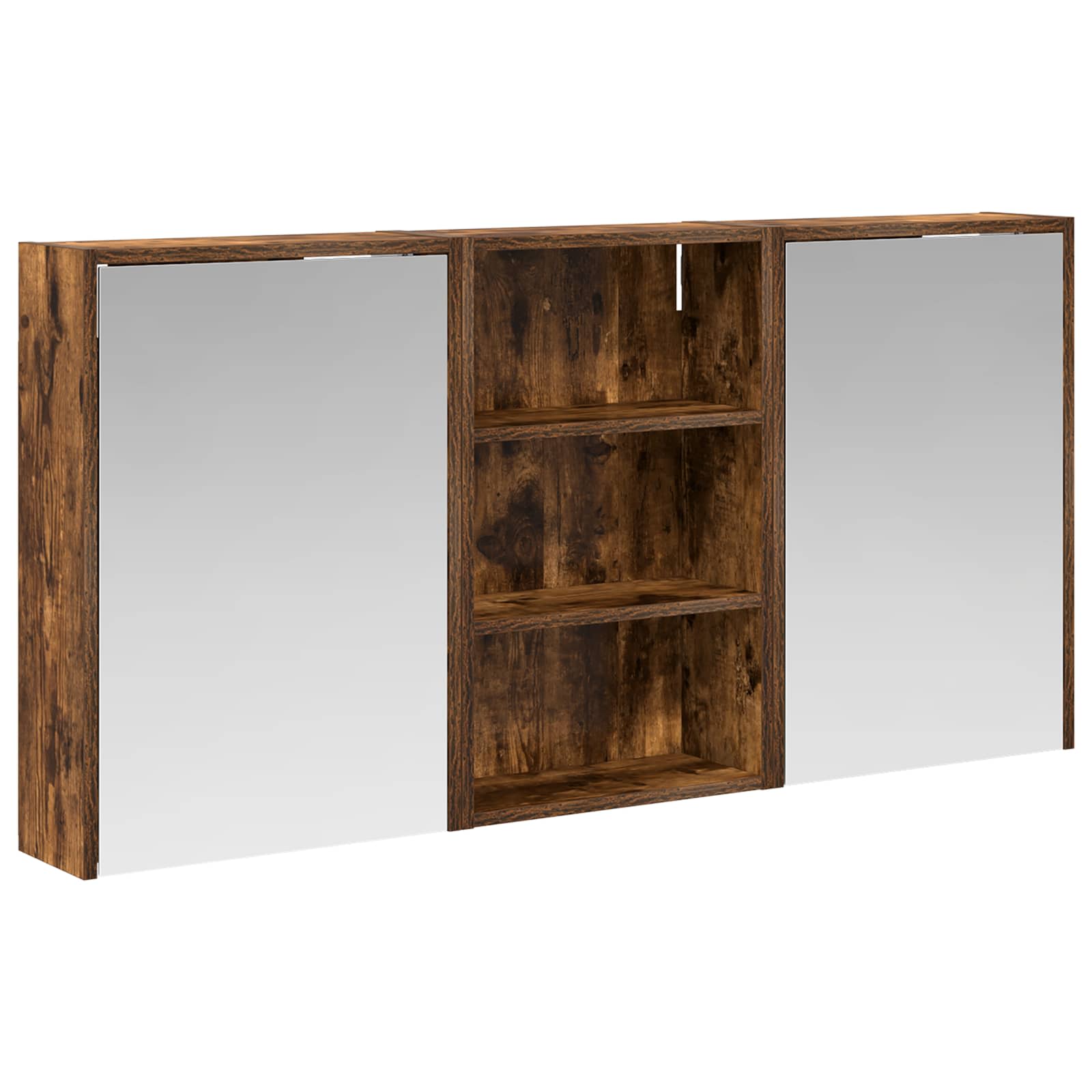 Sada koupelnových skříněk s policí 3 pcs 126 x 16 x 62,5 cm - obrázek 2