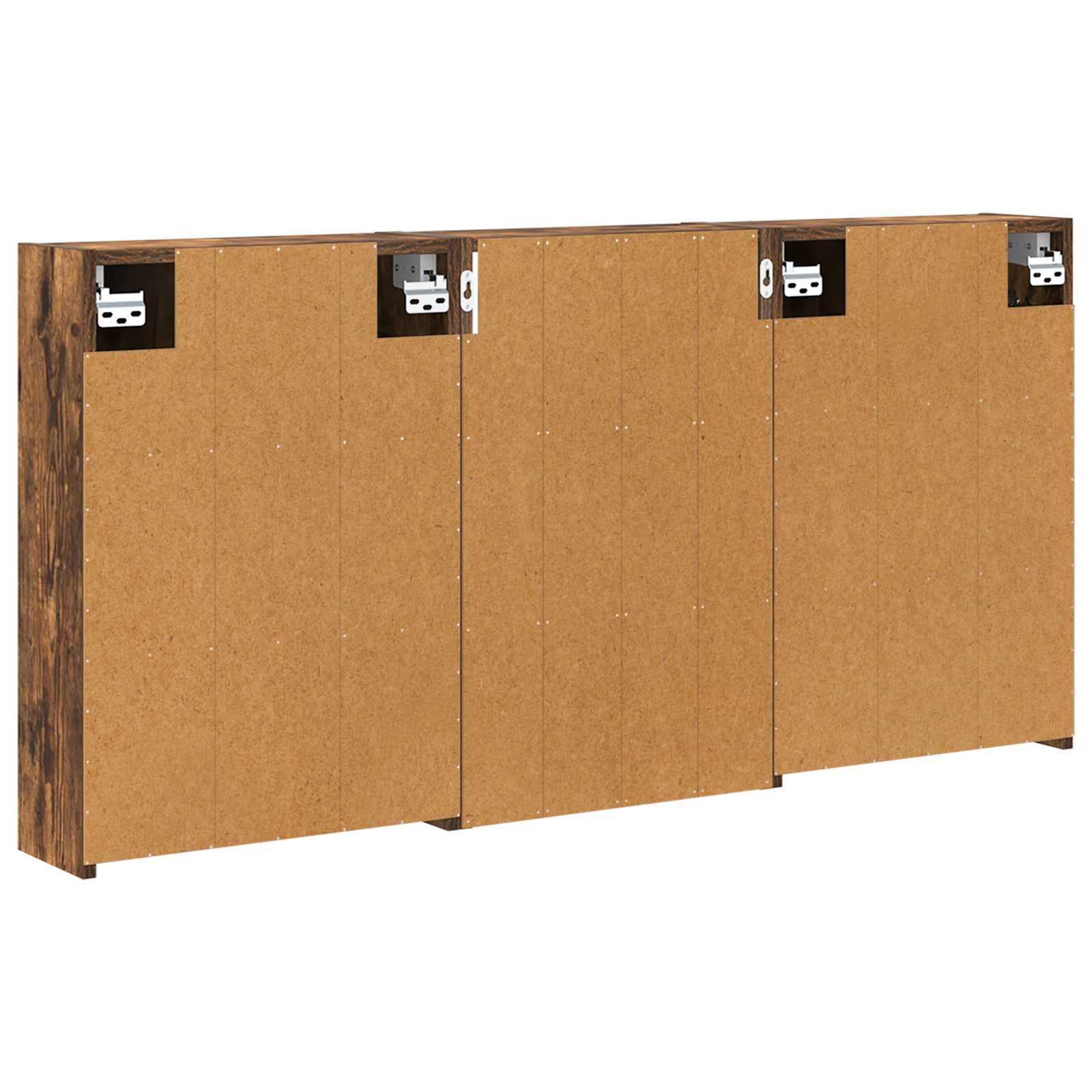 Sada koupelnových skříněk s policí 3 pcs 126 x 16 x 62,5 cm - obrázek 9