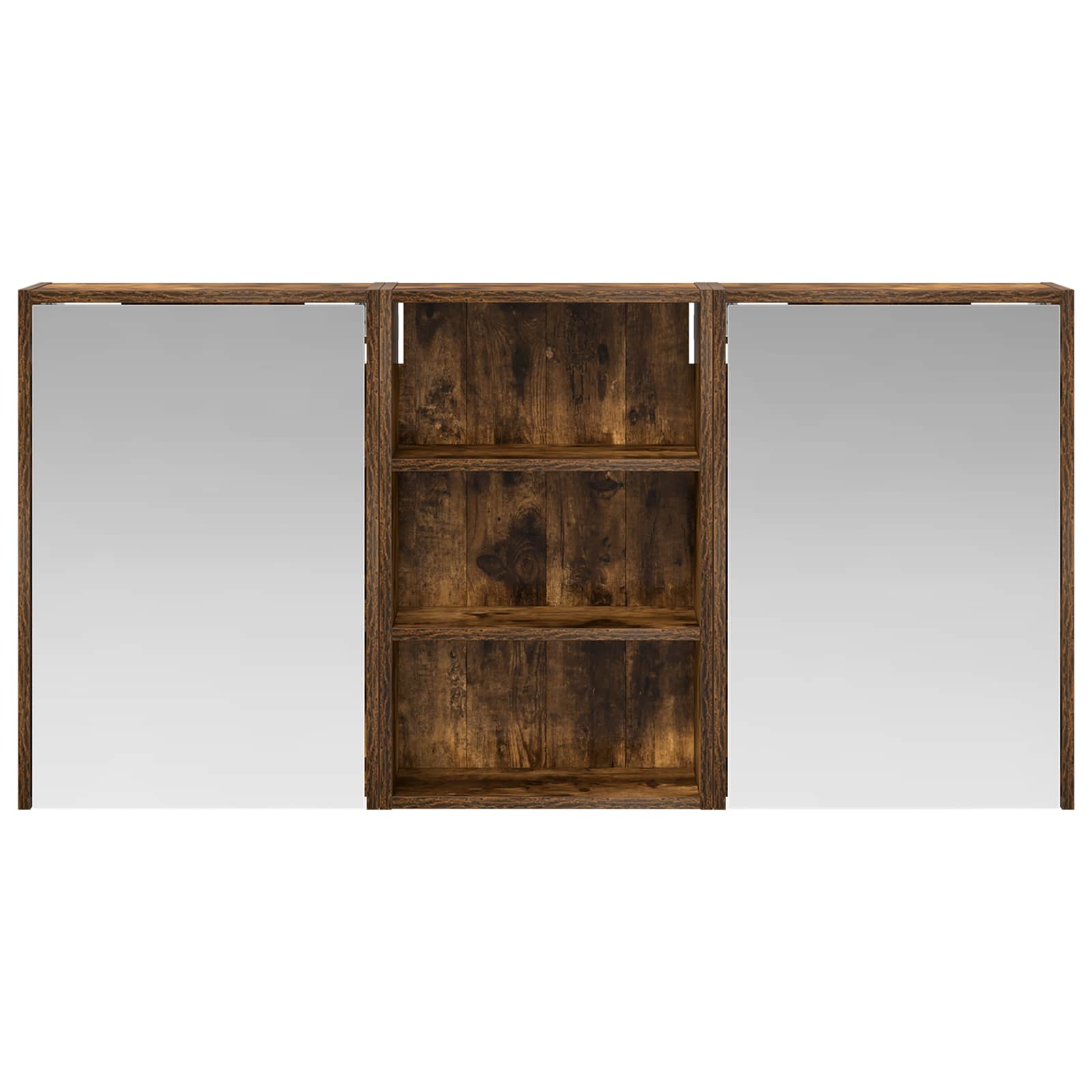 Sada koupelnových skříněk s policí 3 pcs 126 x 16 x 62,5 cm - obrázek 6