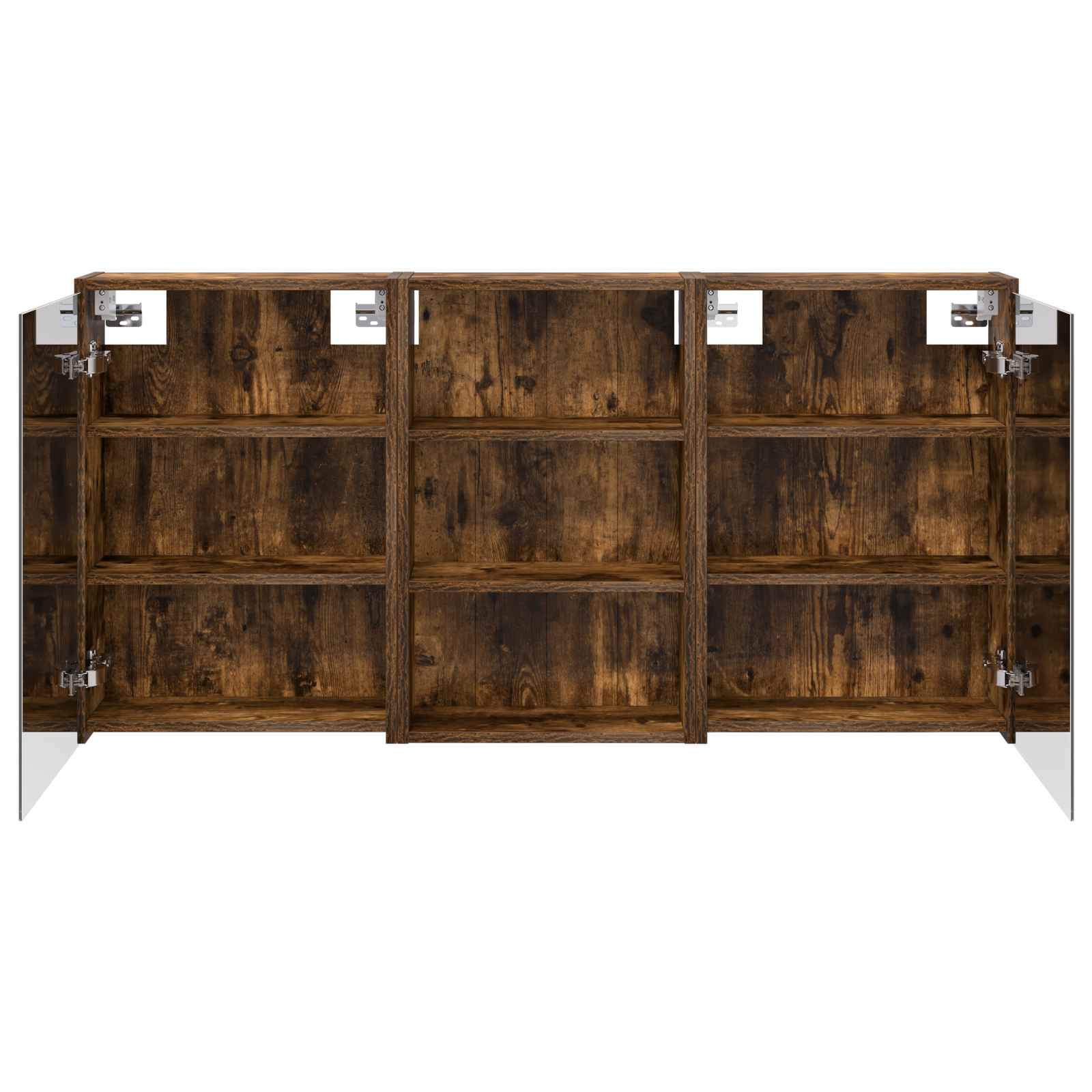 Sada koupelnových skříněk s policí 3 pcs 126 x 16 x 62,5 cm - obrázek 7