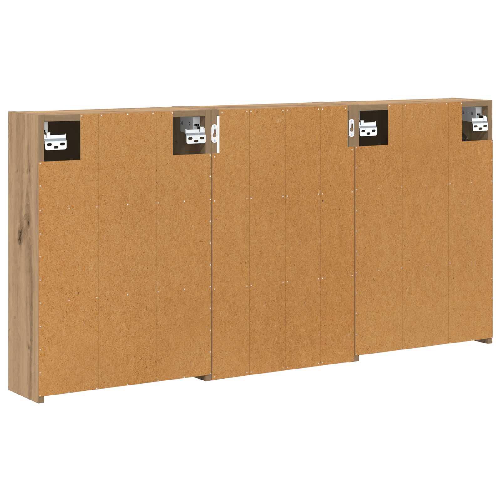 Sada koupelnových skříněk s policí 3 pcs 126 x 16 x 62,5 cm - obrázek 9