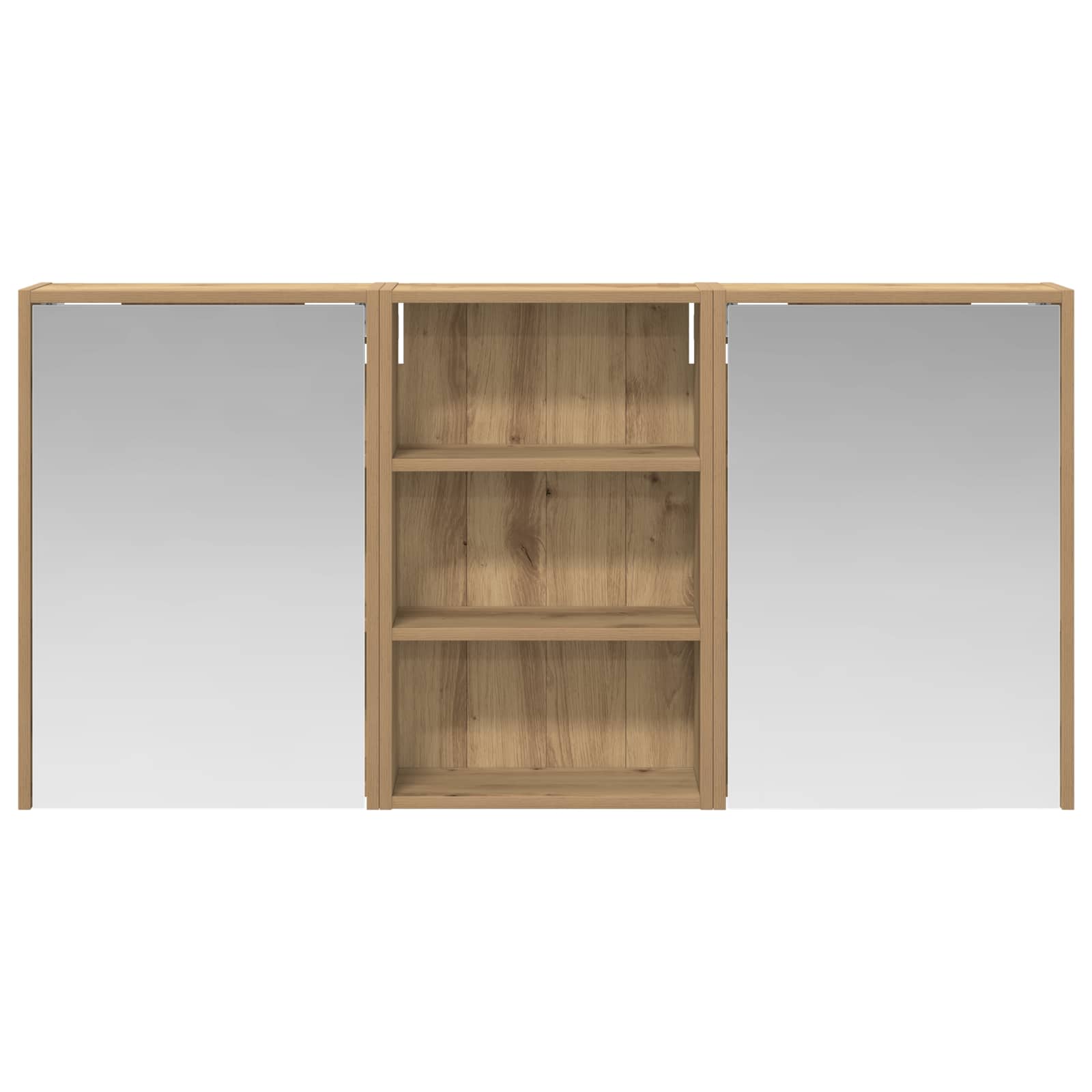 Sada koupelnových skříněk s policí 3 pcs 126 x 16 x 62,5 cm - obrázek 6