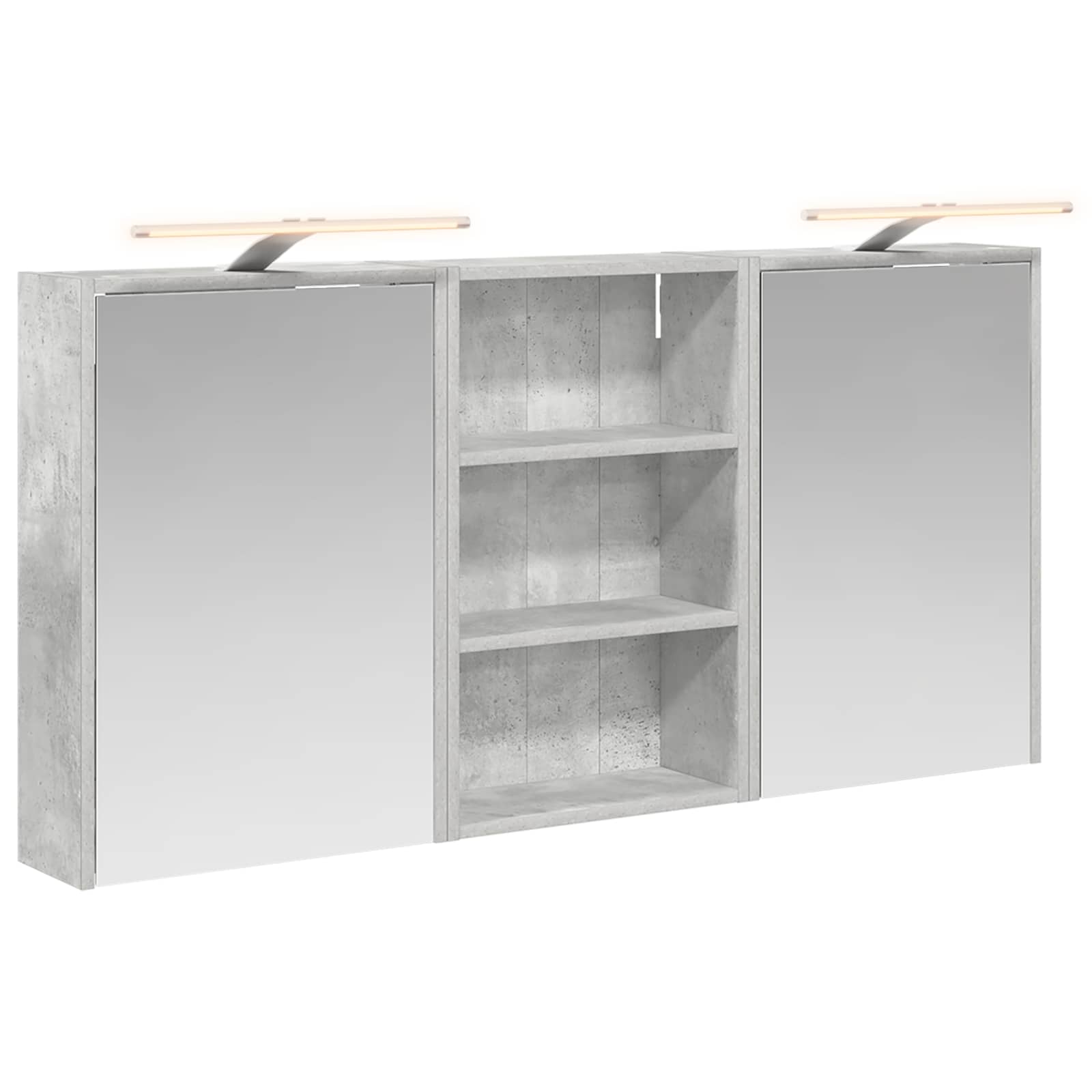 Sada koupelnových skříněk s policí 3 pcs 126 x 16 x 62,5 cm - obrázek 2