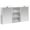 vidaXL Vannitoa kapikomplekt 3 tk 126 x 16 x 62.5 cm Tehispuit