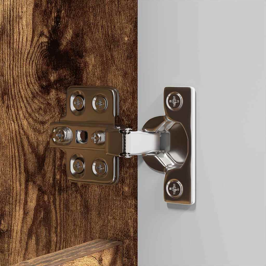 Vannitoa mööbleset sahtliga 4 pcs Suitsetatud tamm Tehispuit - Image 10