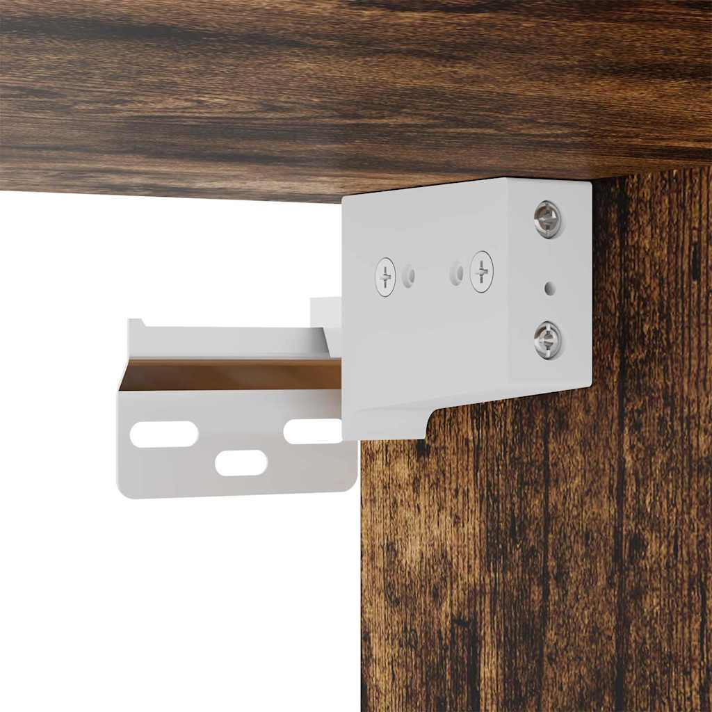 Vannitoa mööbleset sahtliga 4 pcs Suitsetatud tamm Tehispuit - Image 11