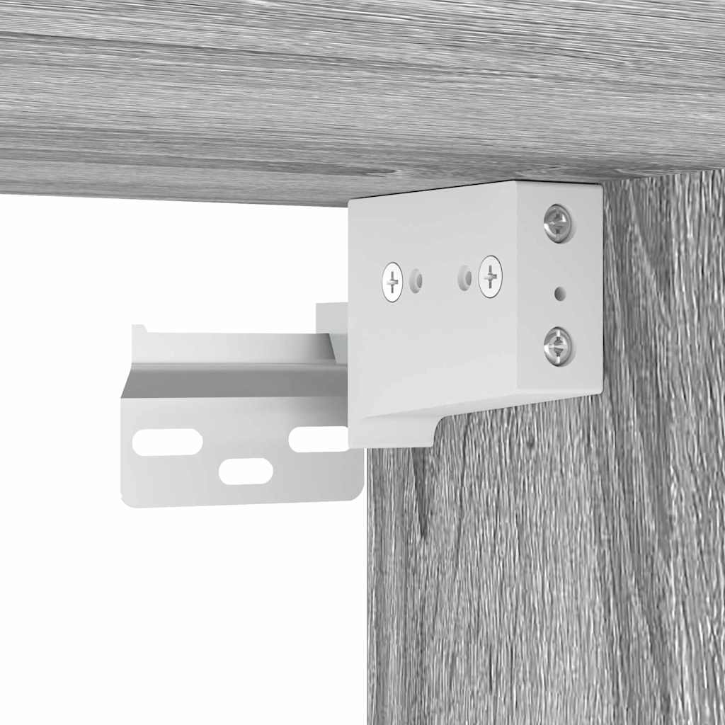 Vannitoa mööbleset sahtliga rattaga 4 pcs Hall Sonoma Tehispuit - Image 11